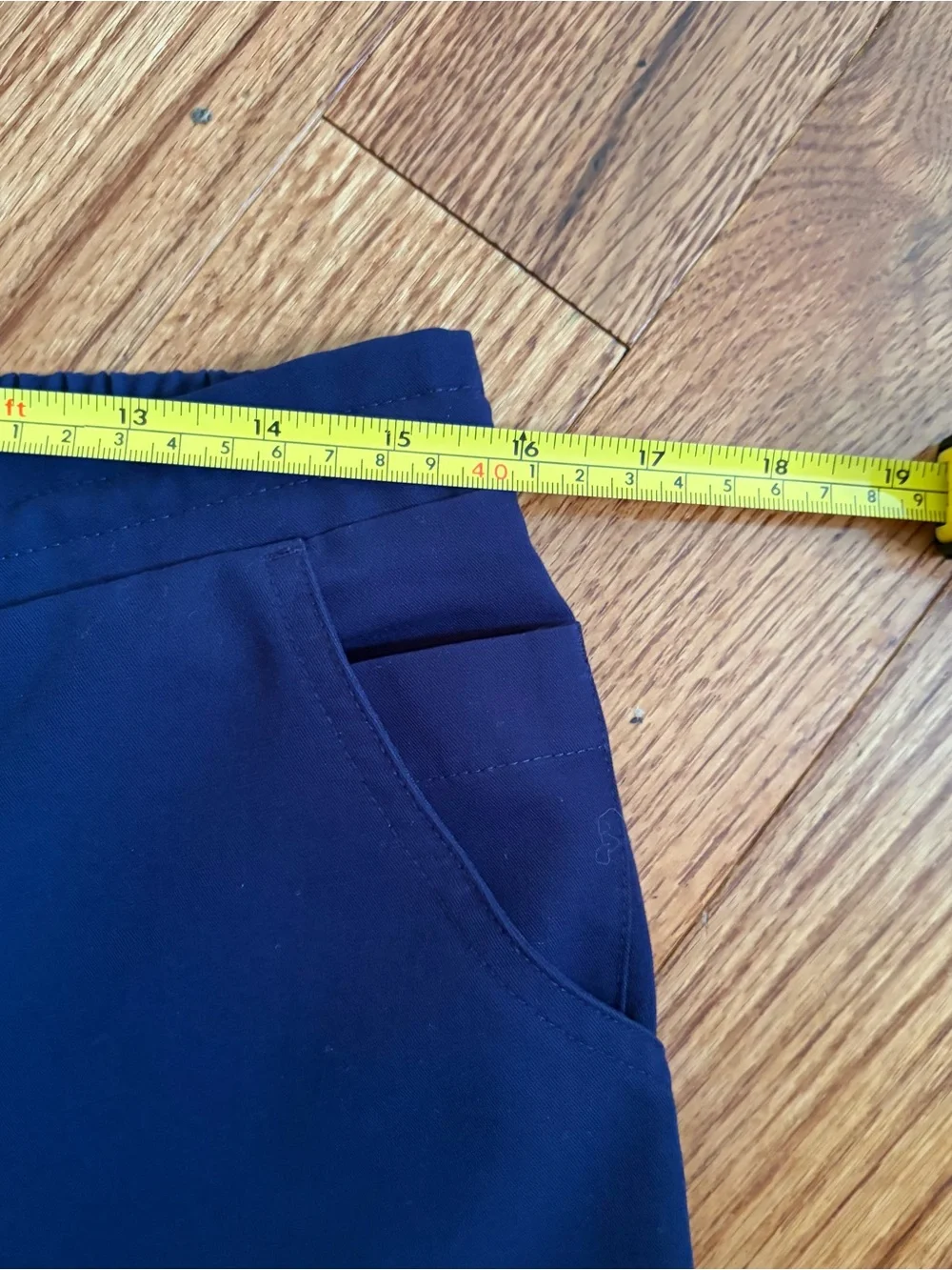 Figs Technical Collection Mens Blue Elastic Waist Cargo Scrub Pants Size M EUC